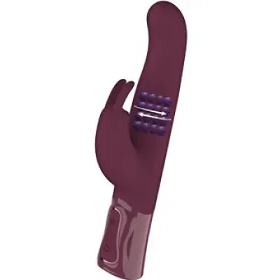 She.E.O Rotating & Vibrating Thick Rabbit Vibrator Purple