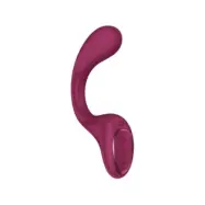 SATISFYER - G FOR GODDESS 2 RABBIT VIBRATOR BOTTLE BORDEAUX