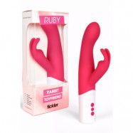 TICKLER VIBES - RUBY RABBIT TOYFRIEND VIBRATOR