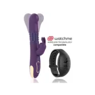 Treasure Bastian Rabbit Up & Down, Rotator & Vibrator Compatible With Watchme Wireless Technology