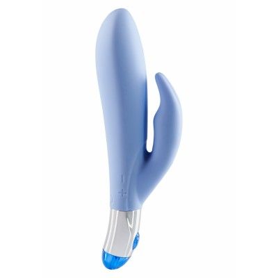 TWIN RABBIT VIBRATOR BLUE