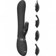 Vive: Chou, G-Spot Rabbit Vibrator, svart