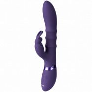 Vive Sora G-punkts Rabbitvibrator med Thrusting Ringar - Purple