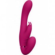 Vive: Suki, G-Spot Strapless Strapon Rabbit, rosa