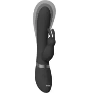Vive: Taka, Inflatable Rabbit Vibrator, svart