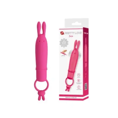 PRETTY LOVE - DELIA RABBIT VIBRATOR WITH RESISTANCE RING