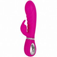 XuoXuo XouXou Super Soft Rabbitvibrator   - Ljusrosa