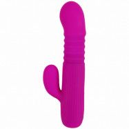 XuoXuo XouXou Uppladdningsbar Stötande Rabbitvibrator   - Rosa