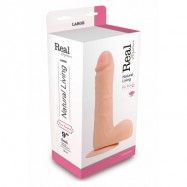 REAL RAPTURE VIBRERANDRE DILDO FLESH 9 INCH - 25cm