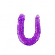 Realistic Double Dildo - Purple