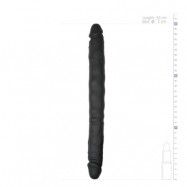 Realistic Double Ended Dildo - Black Coloured - Dubbel Dildo