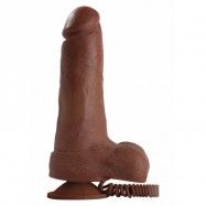 REALISTIC VIBRATING DILDO FLESH - 20cm