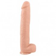 Realistisk Dildo Med Pung - 42 cm