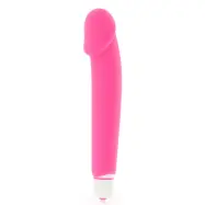 Realistisk Dildovibrator i Silikon - Rosa