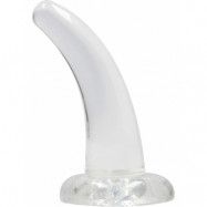 RealRock: Crystal Clear Non Realistic Dildo, 12 cm