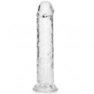 RealRock Dildo with Suction Cup Clear 18cm