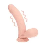 Realrock Dual Density Vibrating Dildo 15 cm