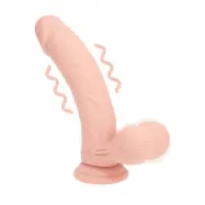 Realrock Dual Density Vibrating Dildo 18 cm