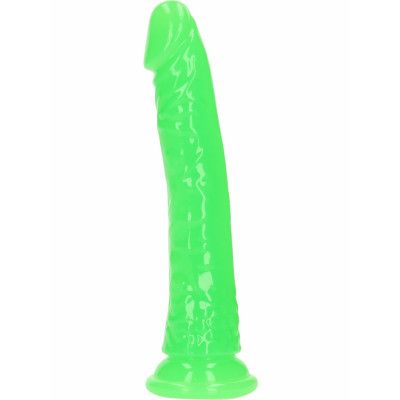 RealRock: Glow in the Dark Realistic Dildo, 20 cm, grön