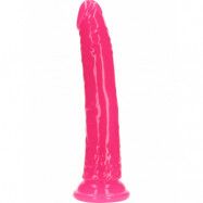 RealRock: Glow in the Dark Realistic Dildo, 22.5 cm, rosa