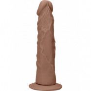 RealRock Skin: Realistic Dildo, 19 cm, brun