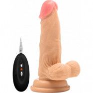 RealRock: Vibrating Realistic Cock, 15 cm, ljus