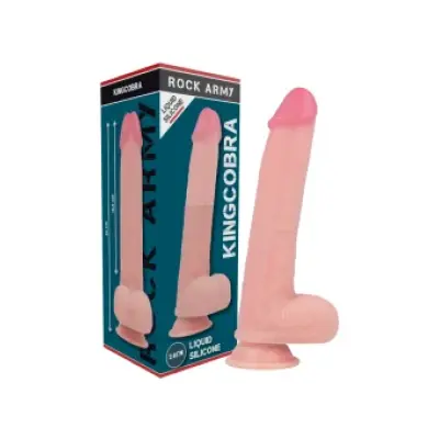 Rockarmy Liquid Silicone Premium Kingcobra Realistic 24 Cm -O- 4.77 Cm