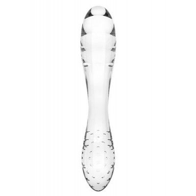Satisfyer Dazzling Crystal 1 Glass Dildo, Clear