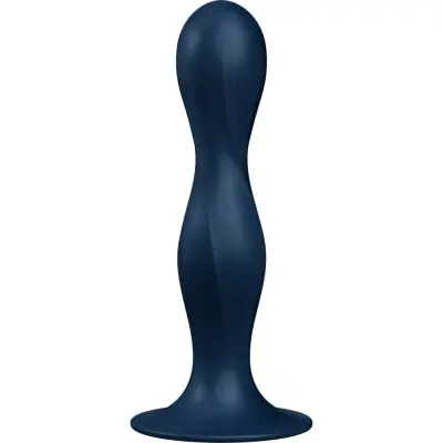 Satisfyer: Double Ball-R, Weighted Dildo, blå