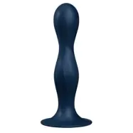 Satisfyer Double Ball-R Weighted Dildo, Dark Blue