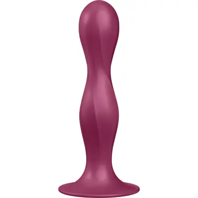 Satisfyer: Double Ball-R, Weighted Dildo, röd