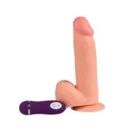 Shequ Adam Vibrator Dildo With Remote Control 21 Cm
