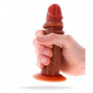 Silicone Foreskin Dong 15 cm