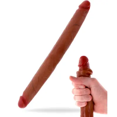 Silicone Foreskin Double Dong 40 cm