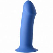 Squeeze-It Squeezable Blue Dildo 18,5 cm - Dark Blue