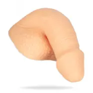 5 inch Silicone Packing Penis (Färg: Svart)