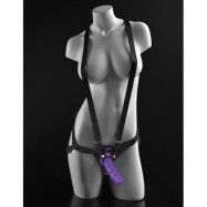 6' Strap-On Suspender Harness Set Purple