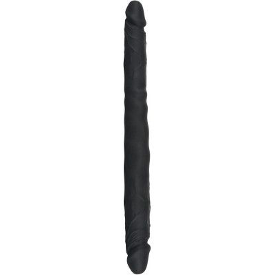 Bad Kitty: Double Dong, 40 cm, svart