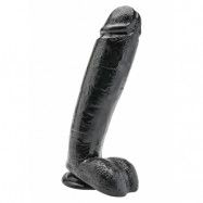 COCK 10 INCH W/ BALLS BLACK