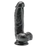 COCK 6 INCH W/ BALLS BLACK