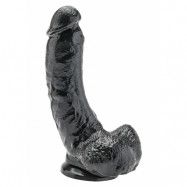 COCK 8 INCH W/ BALLS BLACK