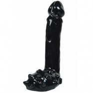 DILDO ALL BLACK 19 CM