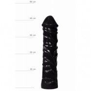 DILDO ALL BLACK 33 CM