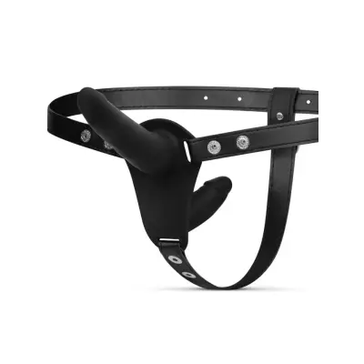 Double-Sided Strap-On Dildo Black