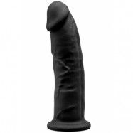 Dual Density Svart Dildo 23 cm