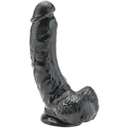 Get Real Svart Dildo 22 cm