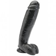 Get Real Svart Dildo 26 cm