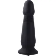 Hismith: KlicLok Silicone Anal Dildo, 25 cm, svart