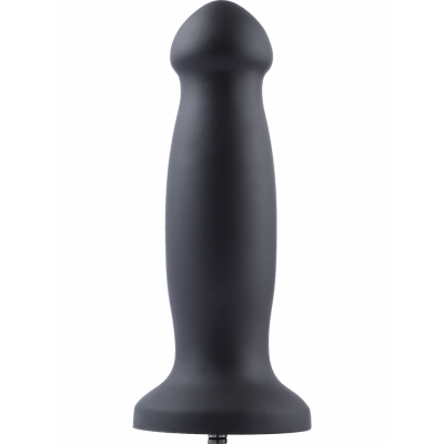 Hismith: KlicLok Silicone Dildo, 18 cm, svart