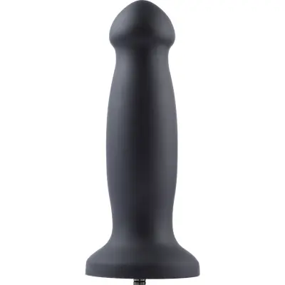 Hismith: KlicLok Silicone Dildo, 18 cm, svart